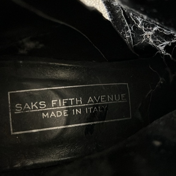 Leather and fur booties from Saks. - Picture 5 of 5